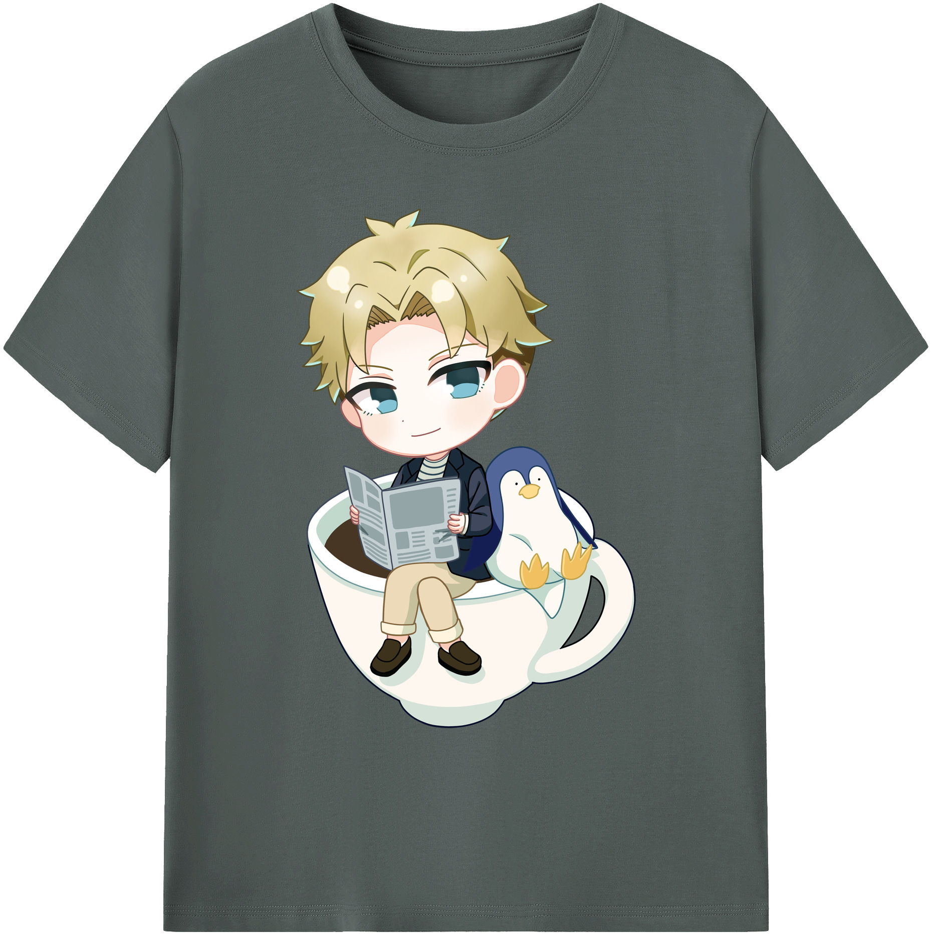 （画像用） SPY×FAMILY间谍家家酒 綿100％ メンズ半袖Tシャツ｜肌触りやわらか＆通気性